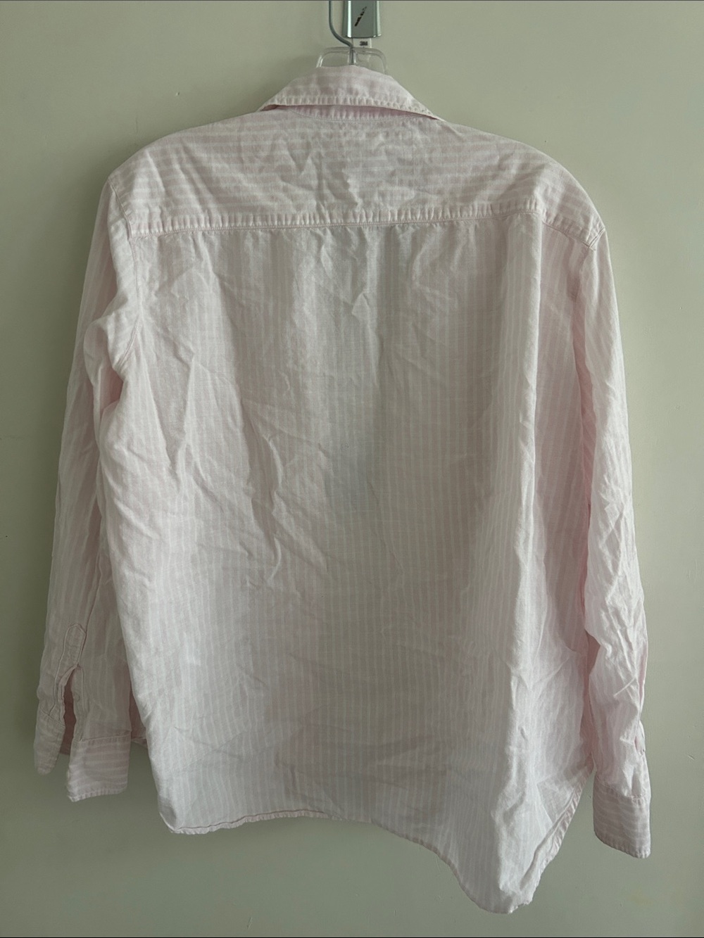 Frank & Eileen Pale Pink Striped Cotton Button-Down - Picture 5 of 5